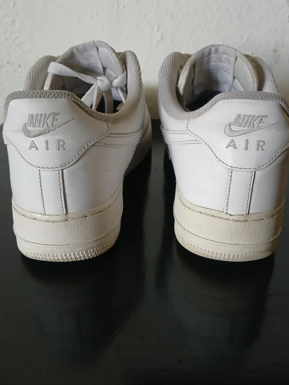 Nike White Air Force 1's Men's Low-Top Sneakers Size 10.5
